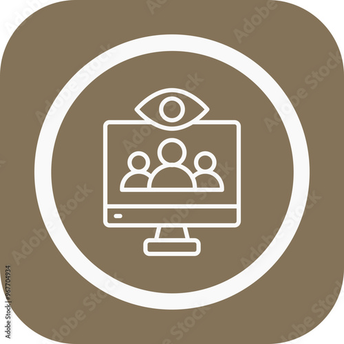 Viewers Vector Icon Design