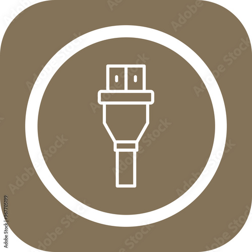 Hdmi Vector Icon Design