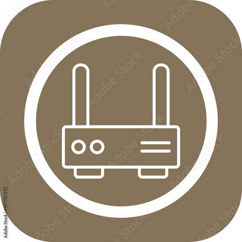 Modem Vector Icon Design