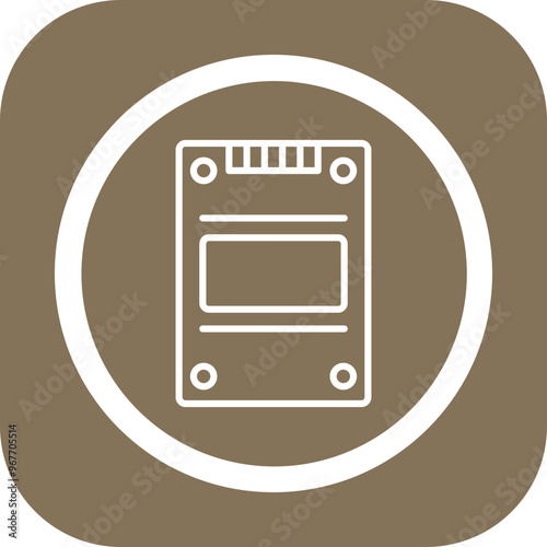 Ssd Vector Icon Design