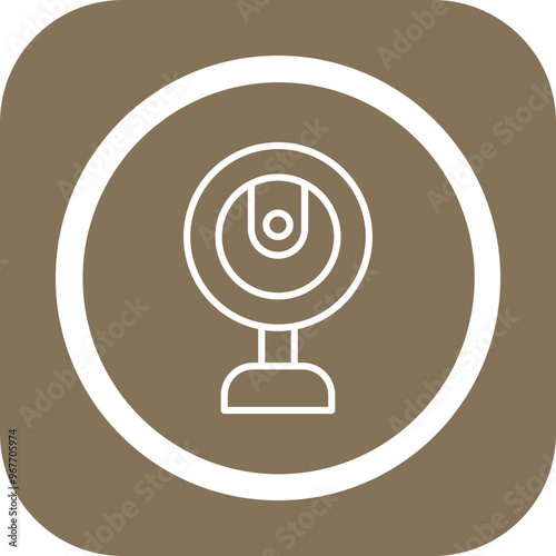 Webcam Vector Icon Design