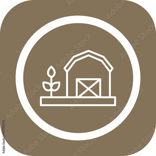 Farm Vector Icon Design