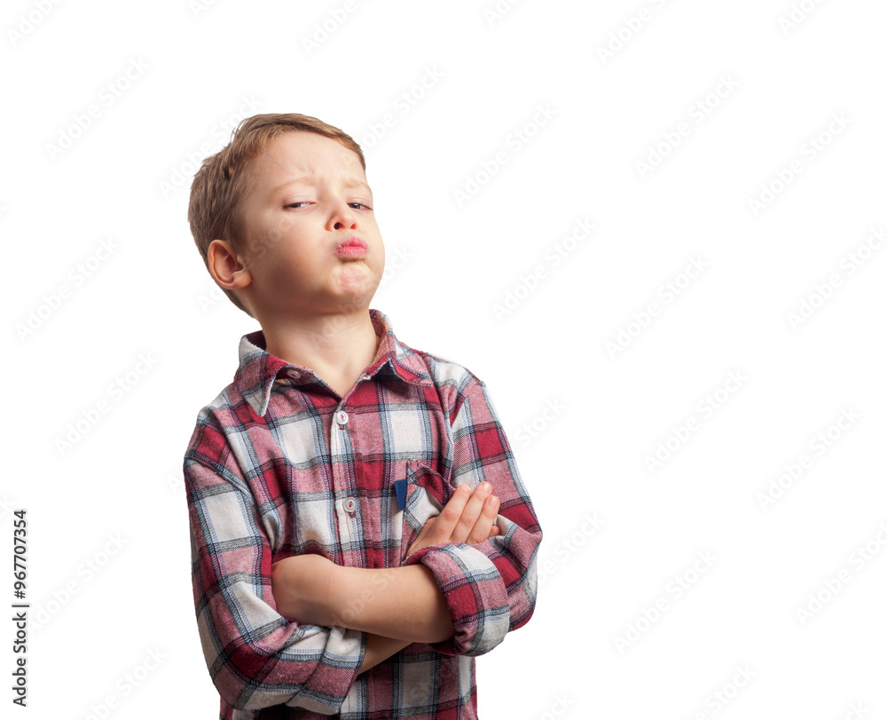 An upset child with a sad expression: Reflecting emotions and vulnerability in difficult childhood moments An upset child with a sad expression: Reflecting emotions and vulnerability in difficult childhood moments