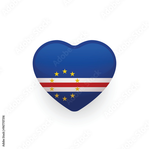 National flag of Republic of Cape Verde shaped as heart. Cape Verde flag. Vector Illustration.
Free Download National flag of Republic of Cape Verde shaped as heart. Cape Verde flag. Vector Illustration.
- GFXLoad
