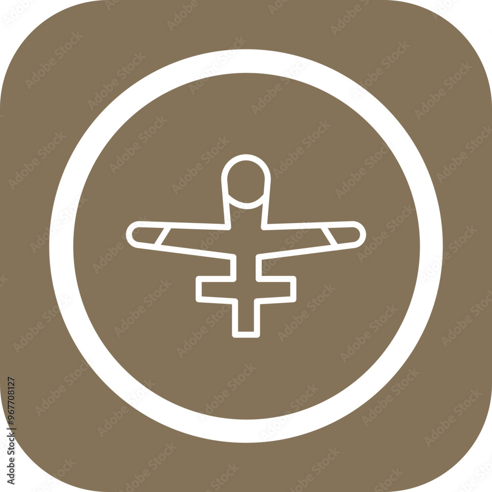 Obraz premium Drone Vector Icon Design