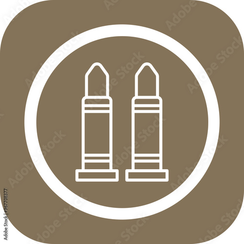 Ammo Vector Icon Design