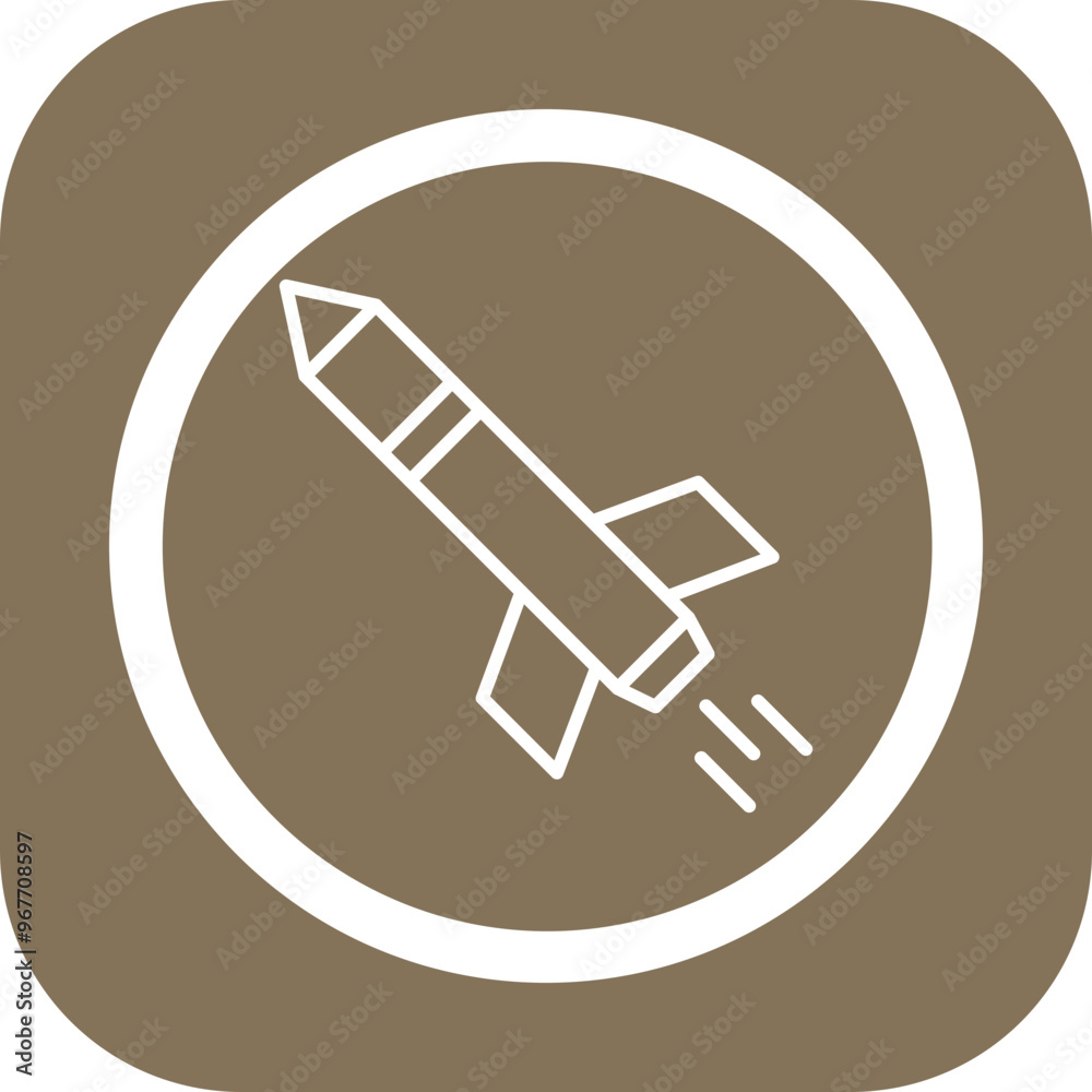 Missile Vector Icon Design Missile Vector Icon Design