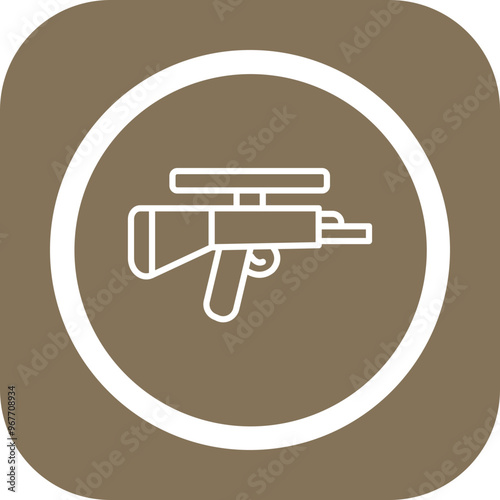 Sniper Vector Icon Design