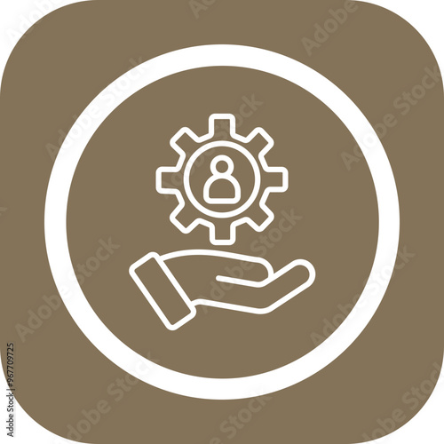 Human Resources Vector Icon Design