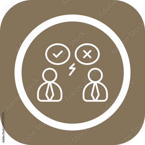 Argument Vector Icon Design