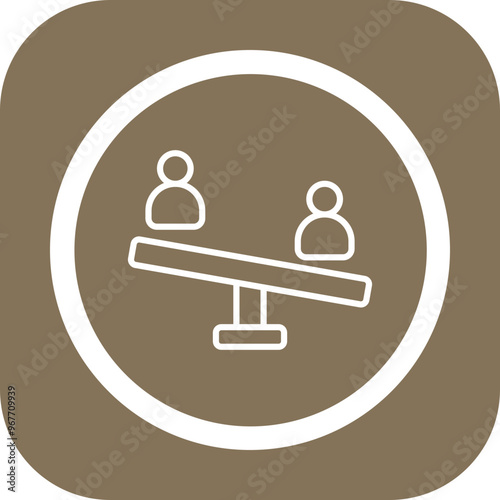 Balance Vector Icon Design