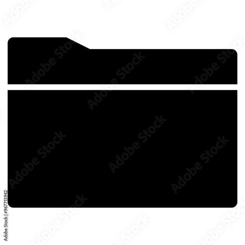 Folder Glyph Icon