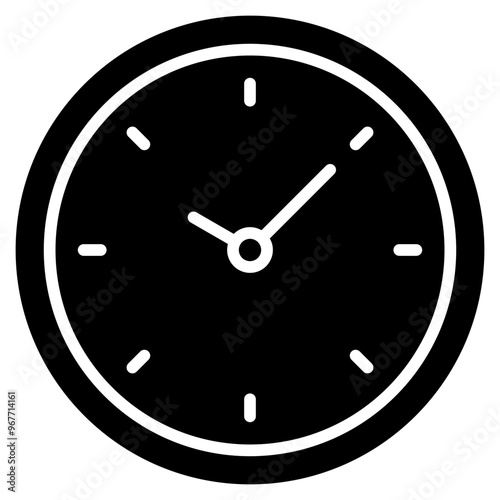 Clock Glyph Icon