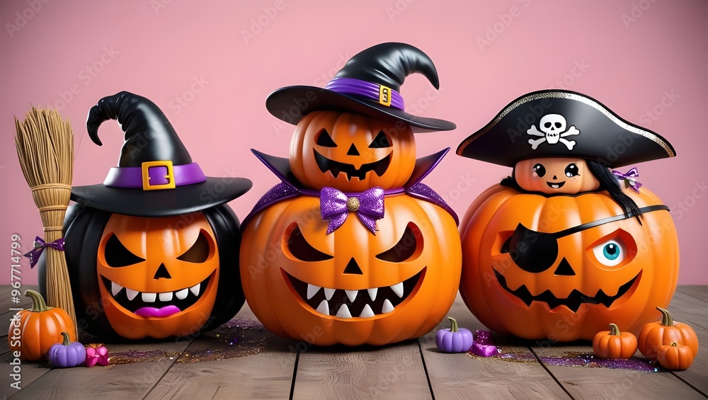 halloween pumpkin and witch halloween pumpkin and witch