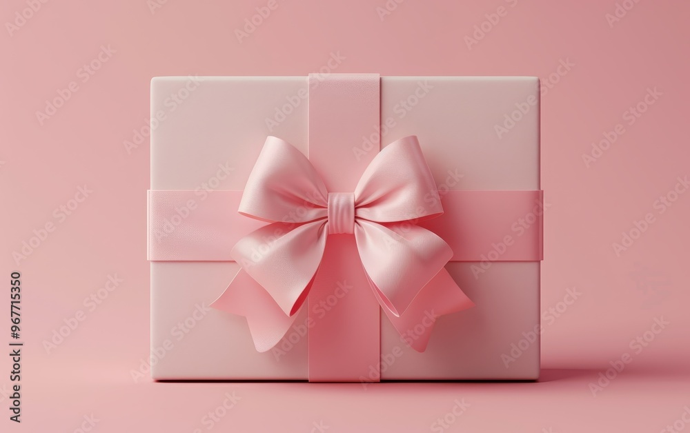 Pink Gift Box with Bow Pink Gift Box with Bow