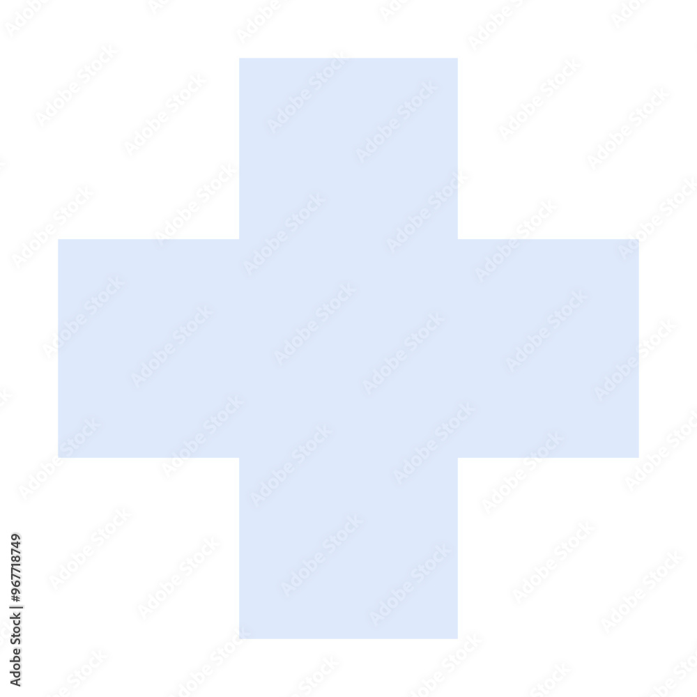 A light blue cross with straight edges on a white background. Ideal for healthcare, medical facilities, health services, first aid, and wellness promotion. Simple, clean style. A light blue cross with straight edges on a white background. Ideal for healthcare, medical facilities, health services, first aid, and wellness promotion. Simple, clean style.
