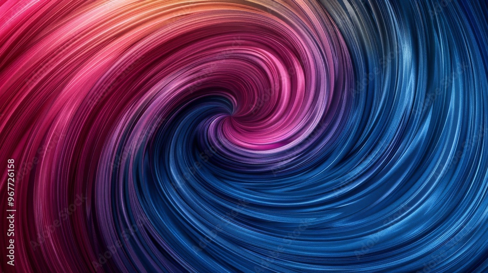 A vibrant swirl of colors, blending pink and blue hues in an abstract motion, perfect for creative backgrounds and designs.
