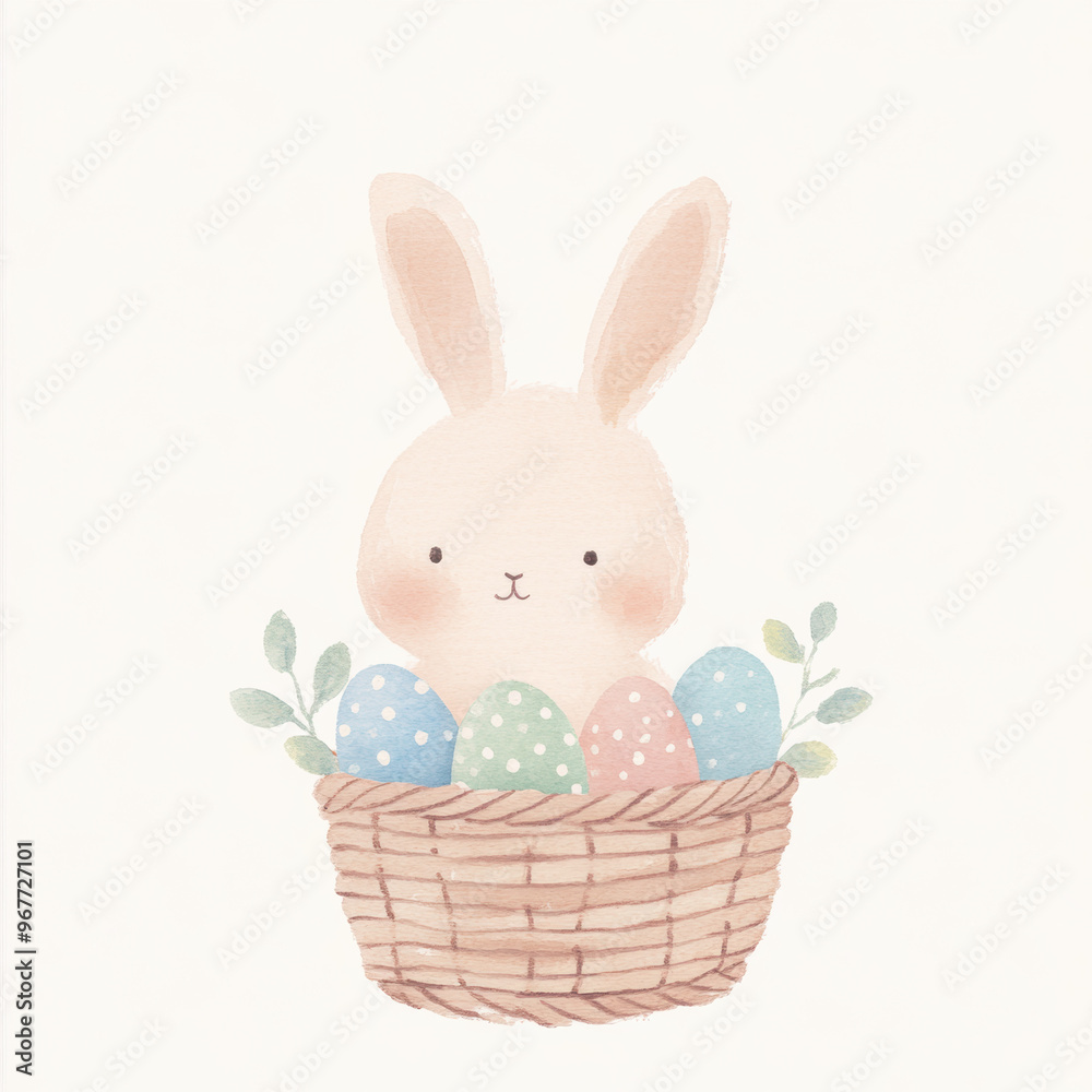 Obraz premium Easter Bunny Basket.