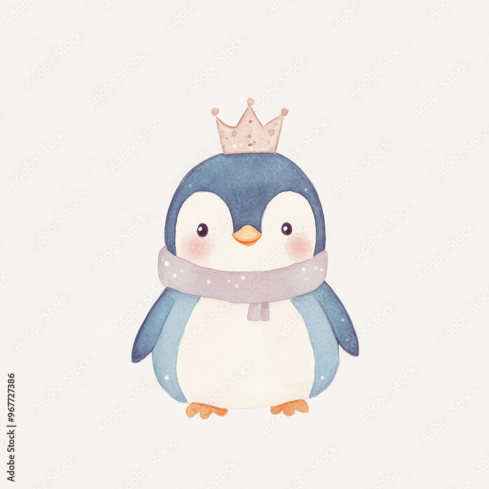 Cute Penguin King.