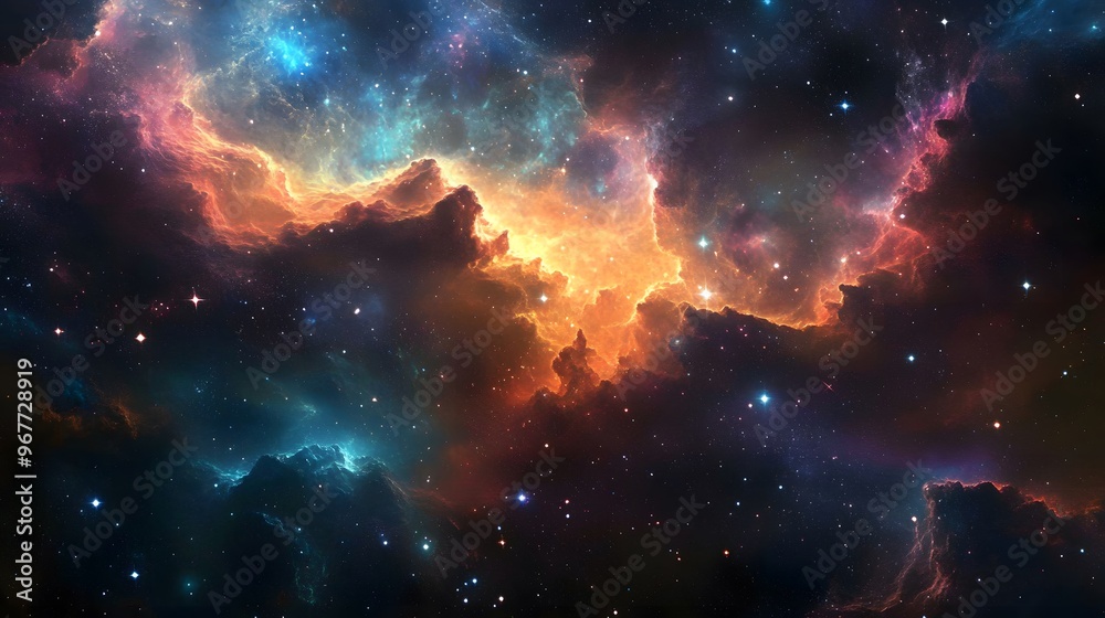 Cosmic Nebula a Celestial Tapestry Cosmic Nebula a Celestial Tapestry