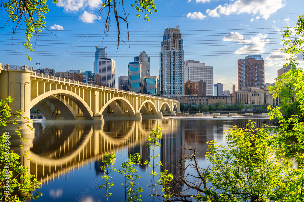 Beautiful Downtown Minneapolis, Minnesota, USA