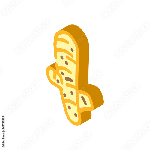 turmeric root ayurvedic herb isometric icon vector. turmeric root ayurvedic herb sign. isolated symbol illustration