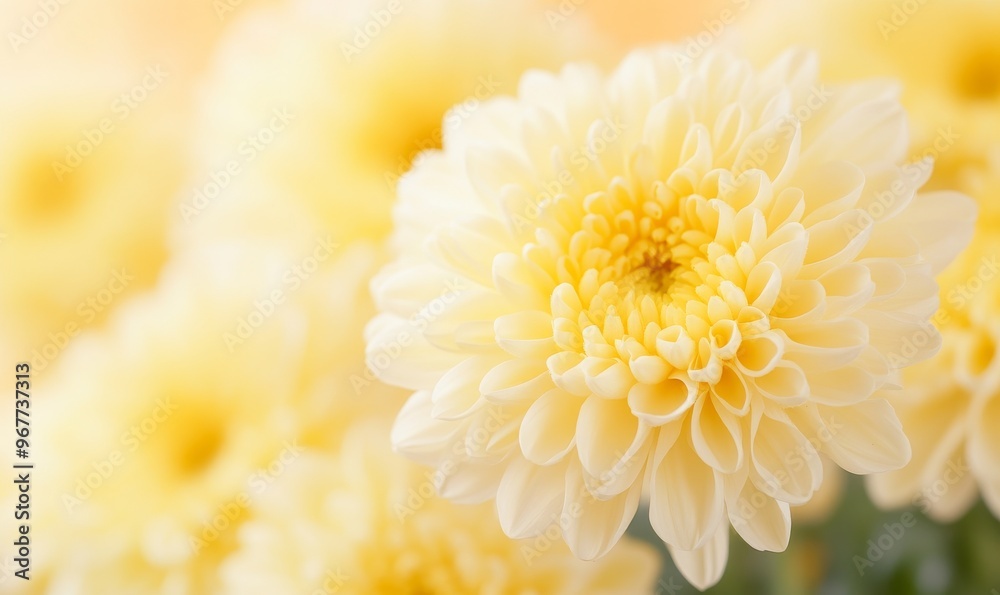 Beautiful White Chrysanthemums in Bloom Under Soft Sunlight background Beautiful White Chrysanthemums in Bloom Under Soft Sunlight background