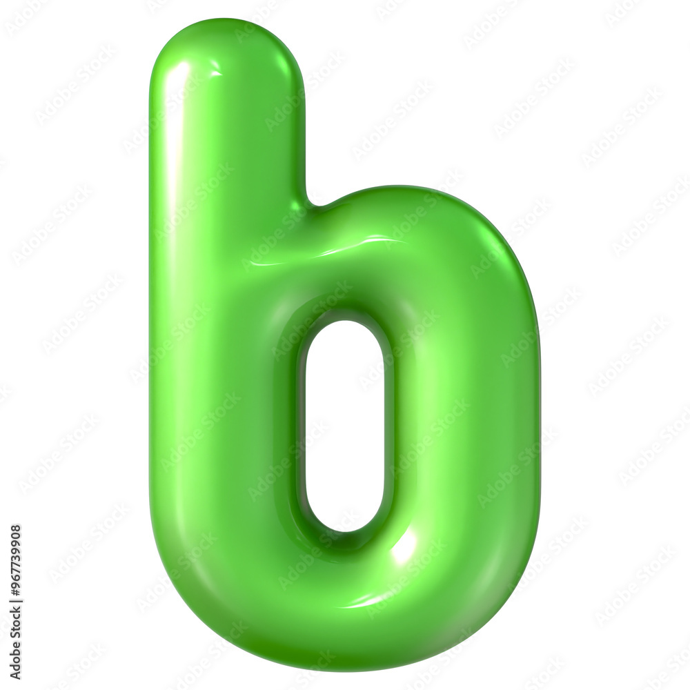 Balloon Green Font b 3d Rendering Balloon Green Font b 3d Rendering