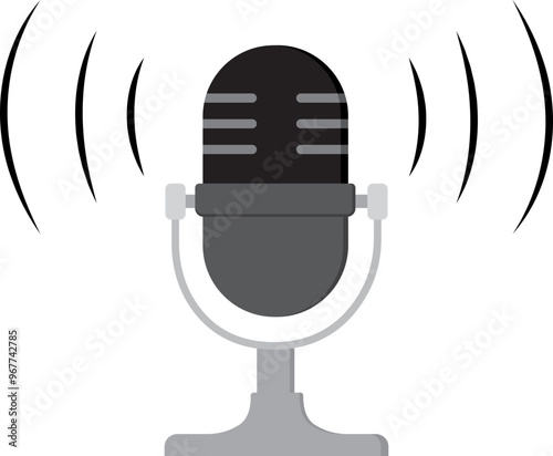 Radio Podcast Microphone