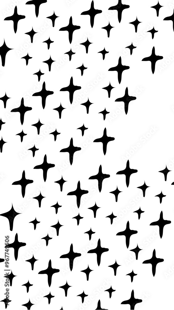 Obraz premium estrellas vector fondo estampa 