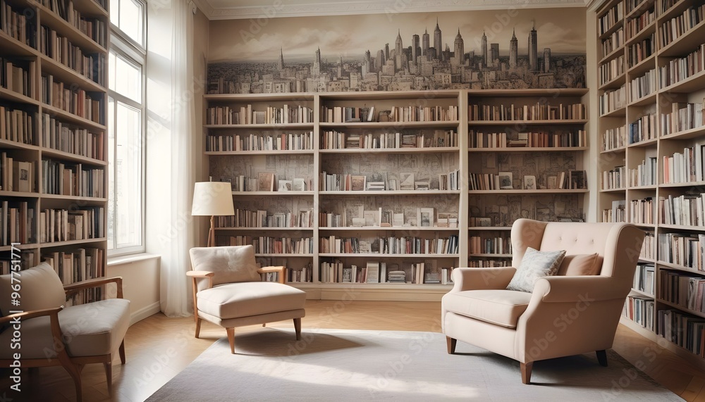 Photo interior modern design room 3d illustration; Photo interior modern design room 3d illustration;