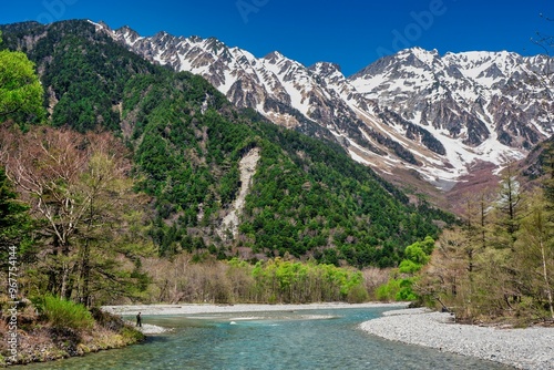 上高地の美しい風景 photo