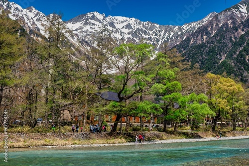 上高地の美しい風景 photo