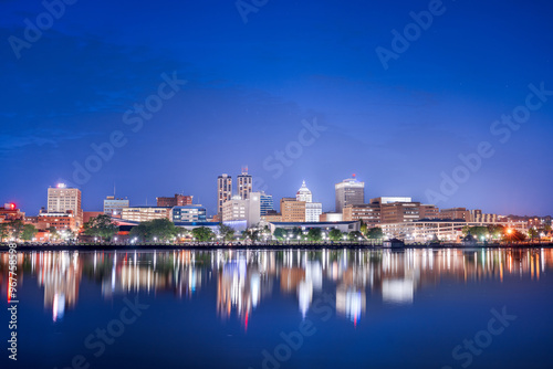 Peoria, Illinois, USA Blue Hour