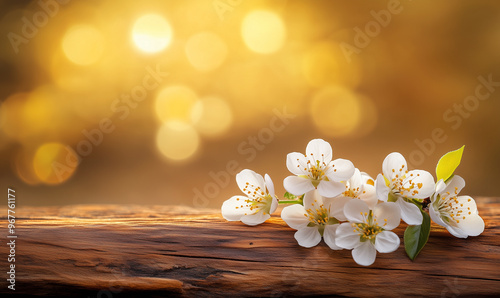 Beautiful nature scene with blooming flowers, blossom background. 