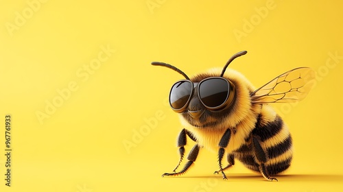 Cool Bee in Sunglasses
