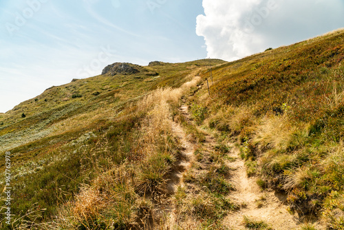 Hiking in the Mala Fatra Mountains, Slovakia. photo