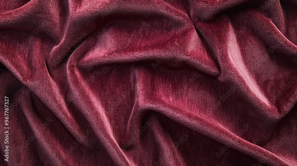 A detailed view of a velvety texture in a deep wine red, capturing the luxurious and soft feel of the fabric A detailed view of a velvety texture in a deep wine red, capturing the luxurious and soft feel of the fabric