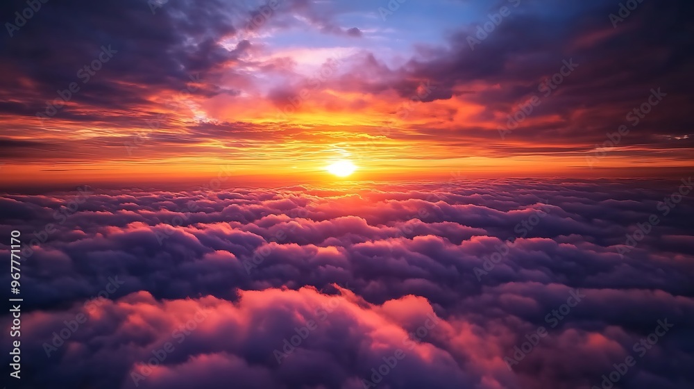 Sunset Above the Clouds Sunset Above the Clouds