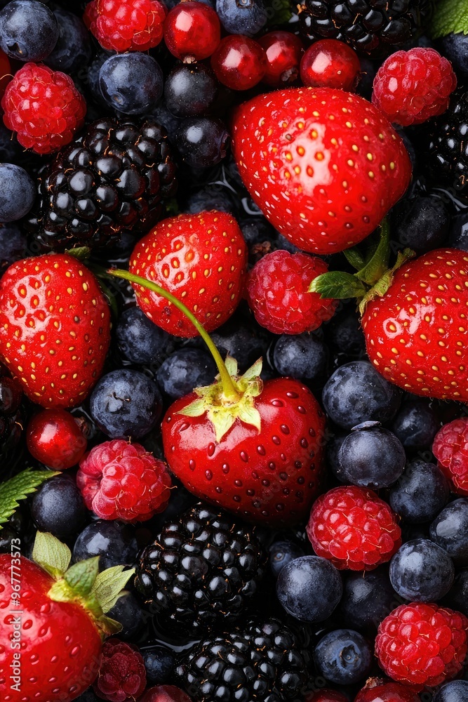 background from different berries. Selective focus background from different berries. Selective focus
