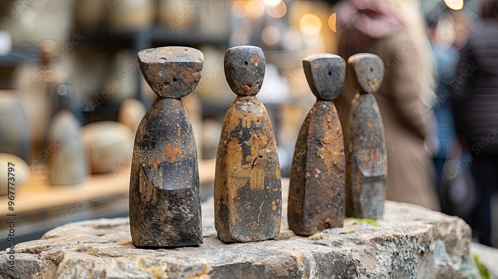 iron Ancient Vinca figurines Neolithic European artifacts iron Ancient Vinca figurines Neolithic European artifacts