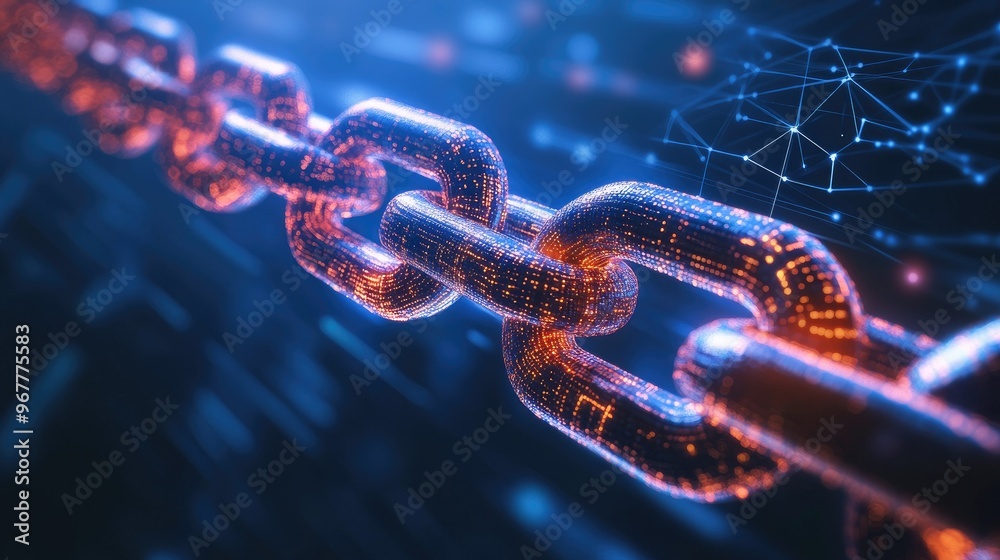 A modern supply chain powered by blockchain infrastructure, ensuring transparency and security. A modern supply chain powered by blockchain infrastructure, ensuring transparency and security.