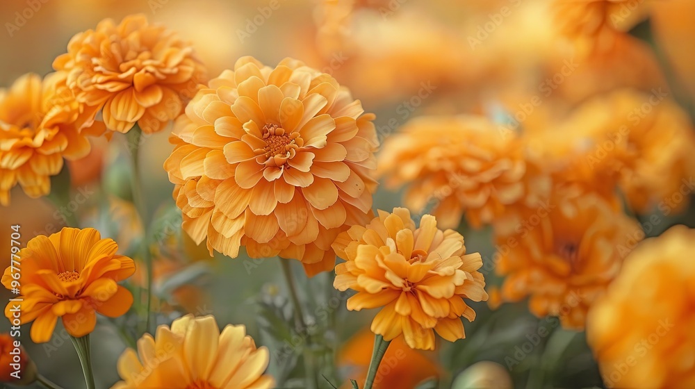 orange flowers in the garden orange flowers in the garden