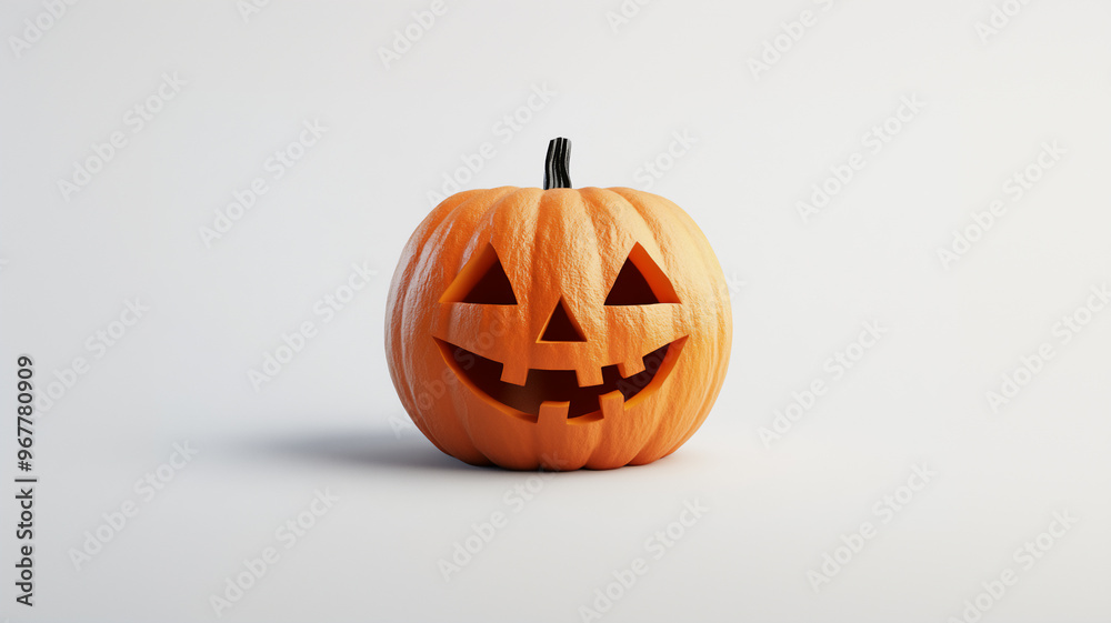 Halloween pumpkin on white background. Halloween pumpkin on white background.