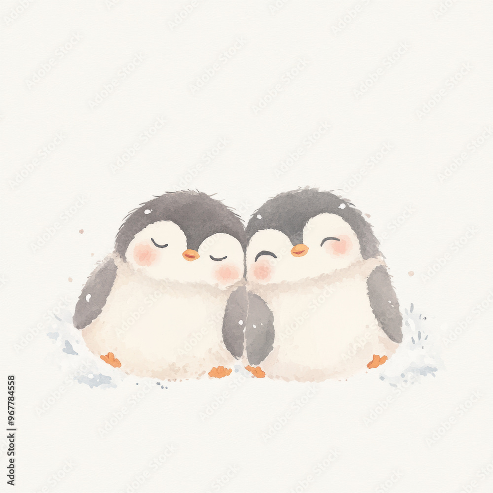 Fototapeta premium Penguin Couple.