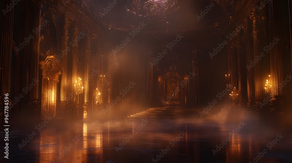 Beautiful view of Golden Hallway Beautiful view of Golden Hallway
