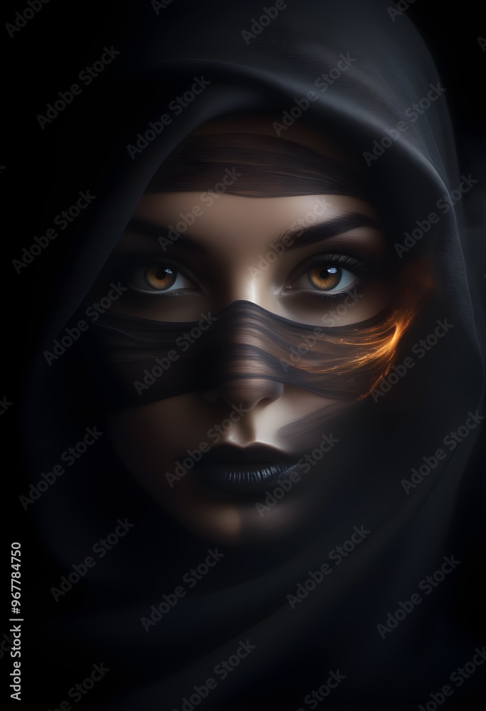 portrait of a woman with a veil portrait of a woman with a veil