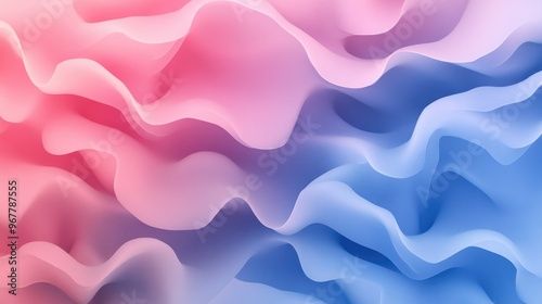 A seamless gradient background transitioning from deep blue to light pink, creating a smooth, abstract design