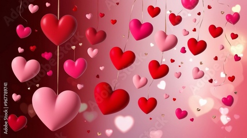 Stunning Valentine’s Day Banner Background