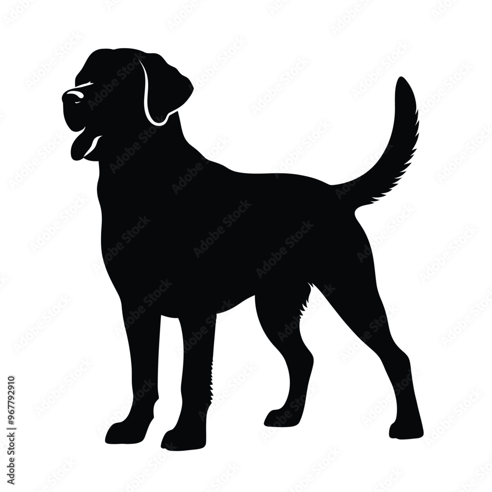 Labrador Retriever Silhouette Labrador Retriever Silhouette